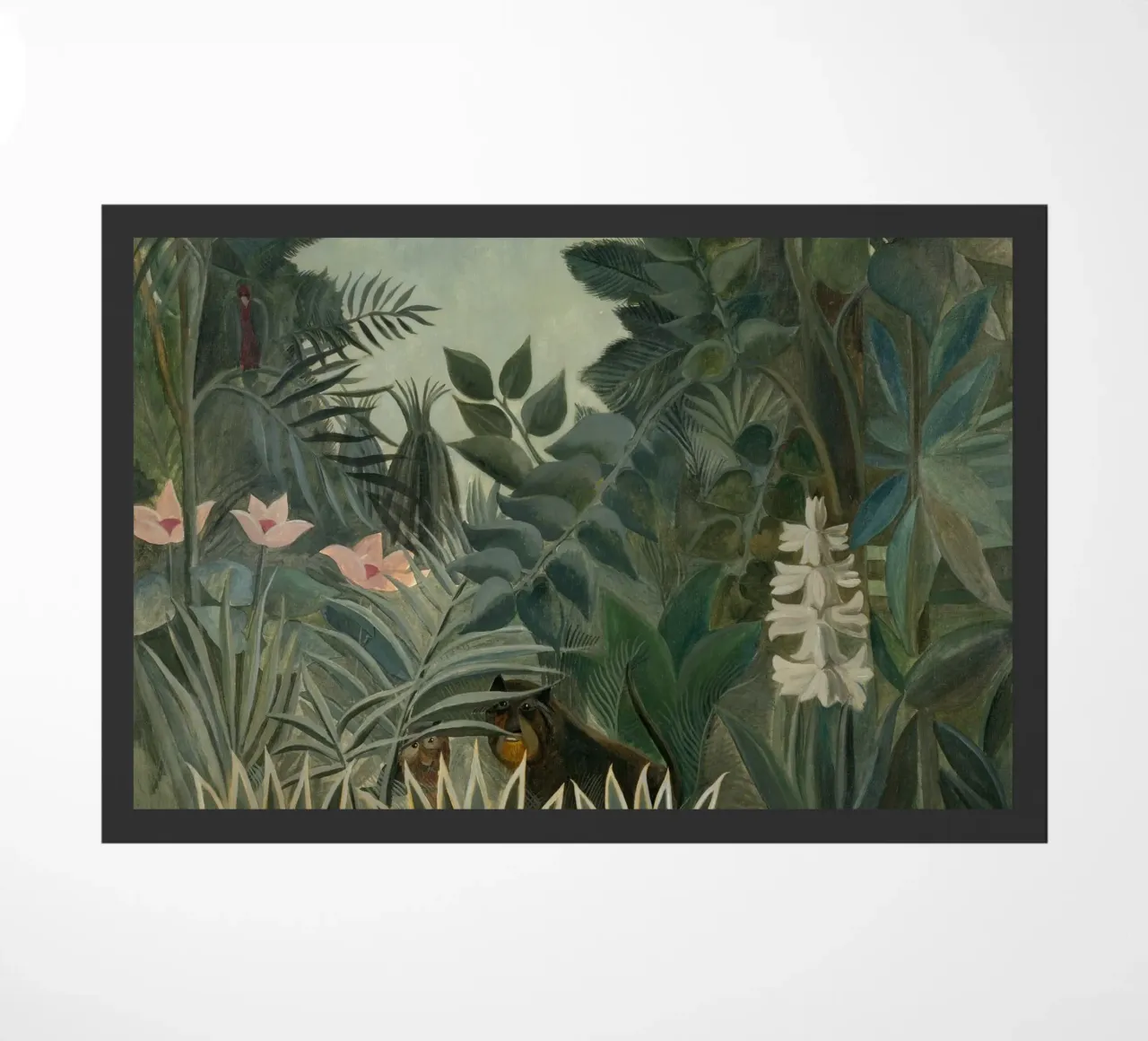Henri Rousseau - La giungla equatoriale zerbino da Timeless Artworks