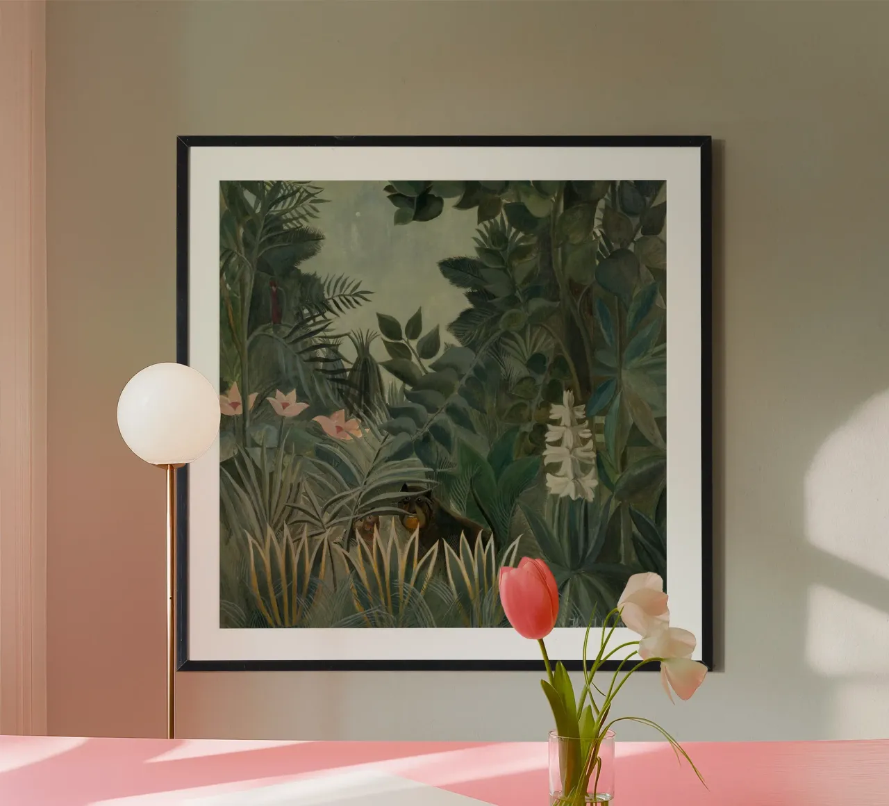 Henri Rousseau - Der äquatoriale Dschungel Hahnemühle von Timeless Artworks