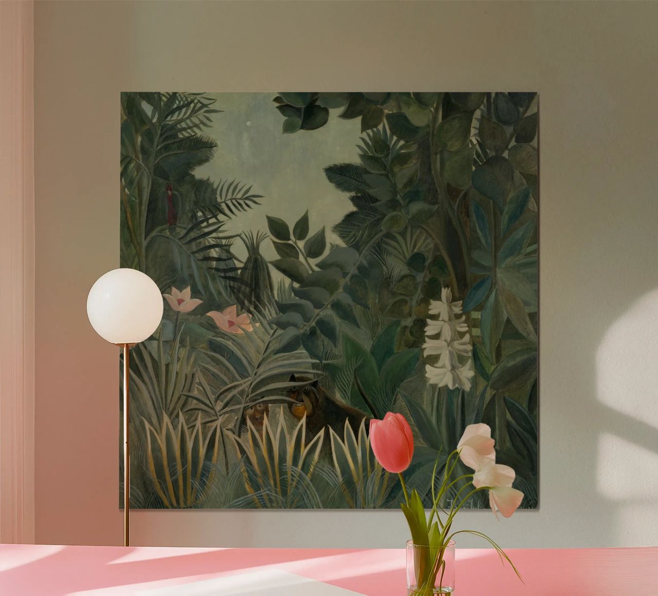 Henri Rousseau - La giungla equatoriale poster da Timeless Artworks