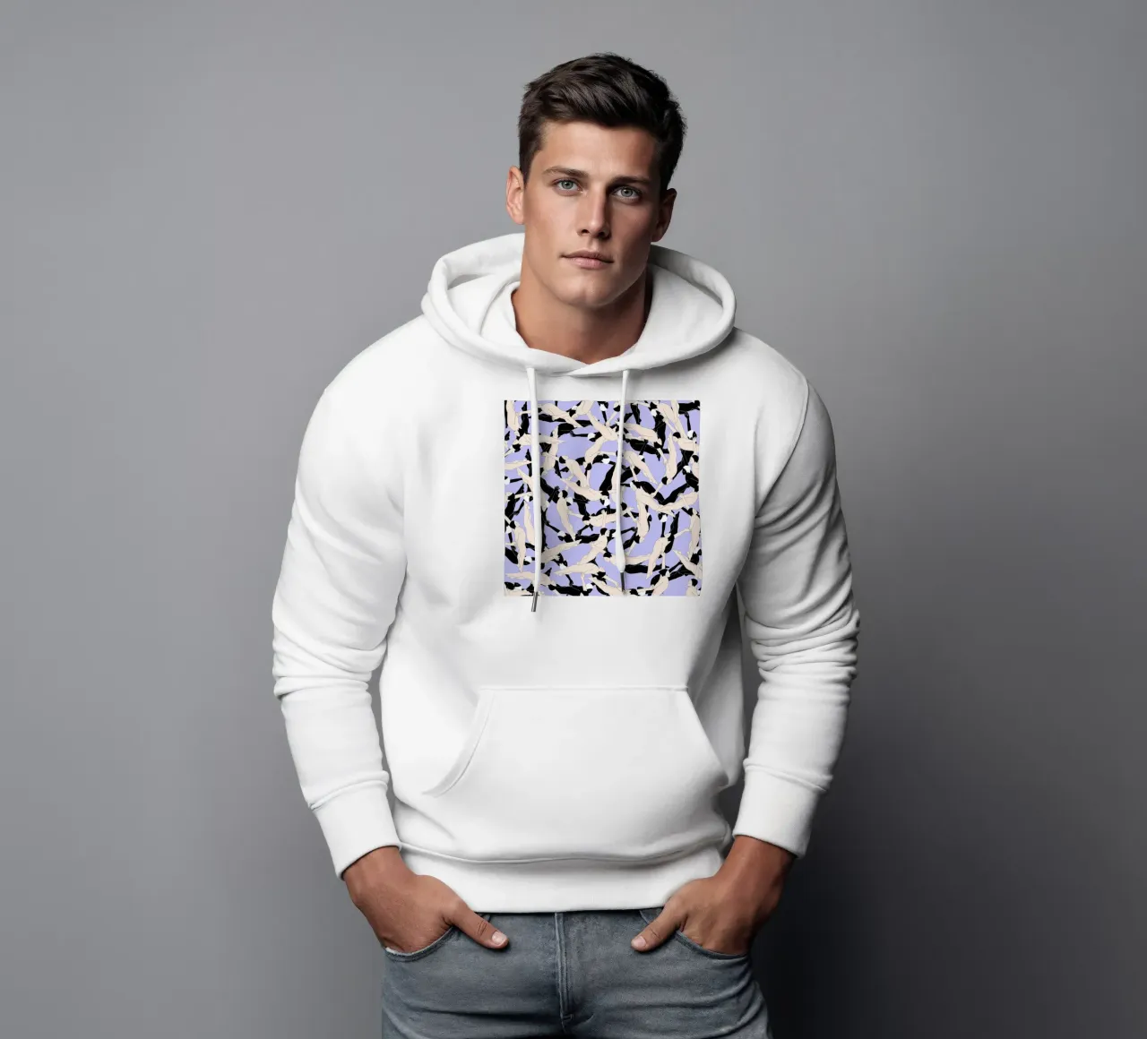 Continuum felpa con cappuccio da Ruei