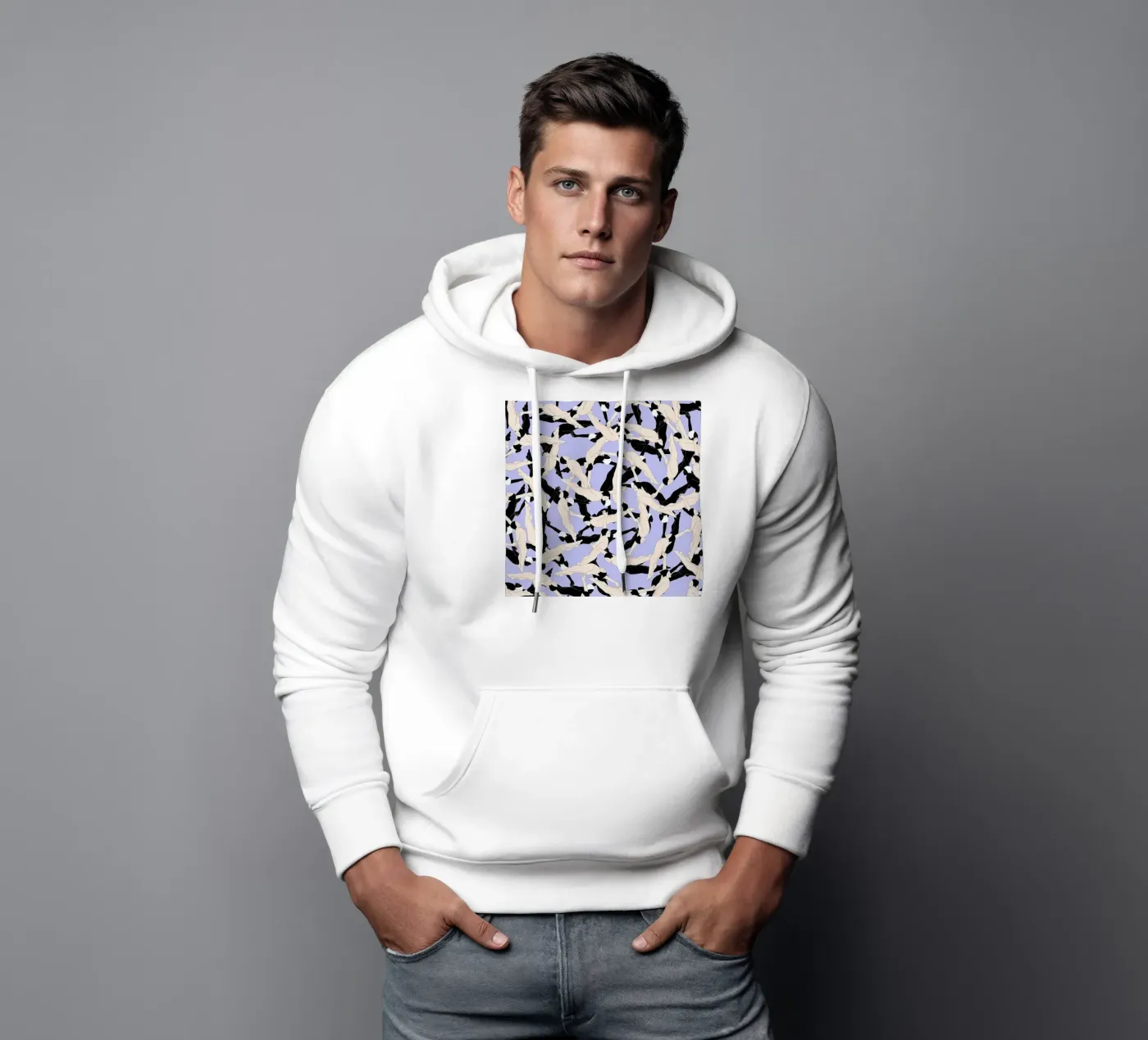 Continuum felpa con cappuccio da Ruei