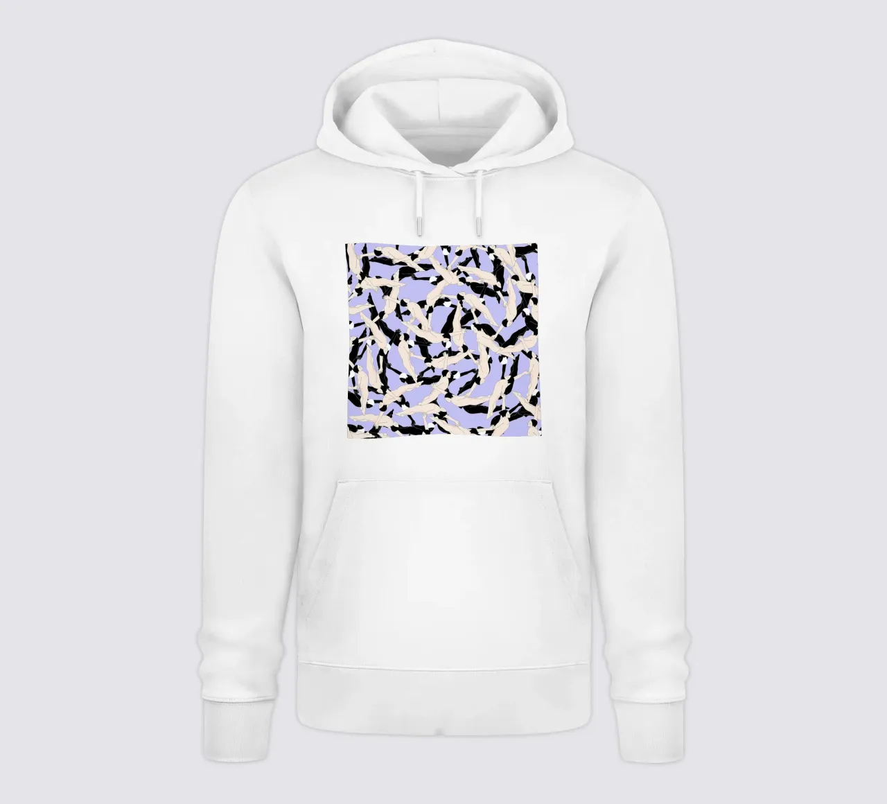 Continuum felpa con cappuccio da Ruei