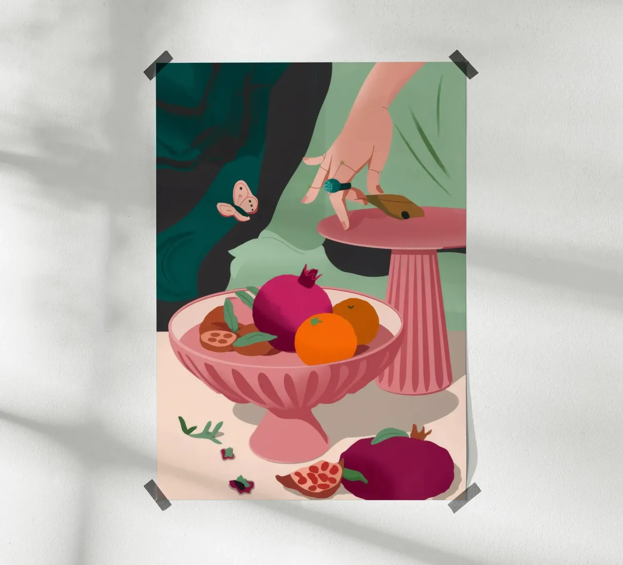 Fruchtbarer Reichtum Poster von Artie Shifa