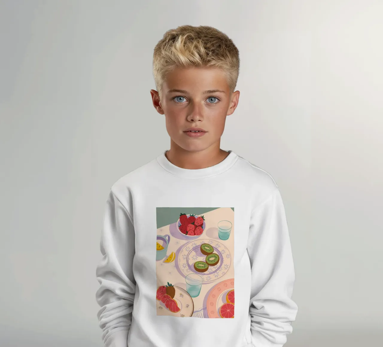 Mañana fructífera sudadera para niño de Artie Shifa