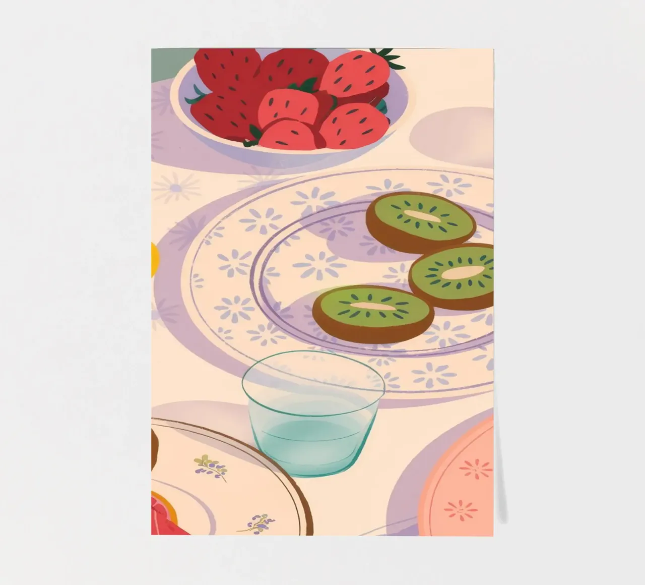Fruitful Morning sticker sheet by Artie Shifa
