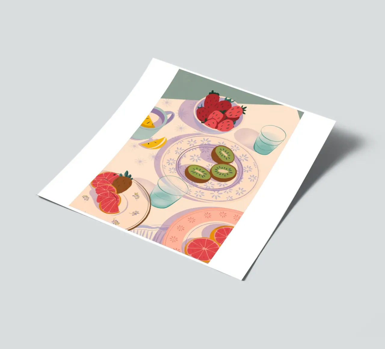 Fruitful Morning sticker sheet by Artie Shifa