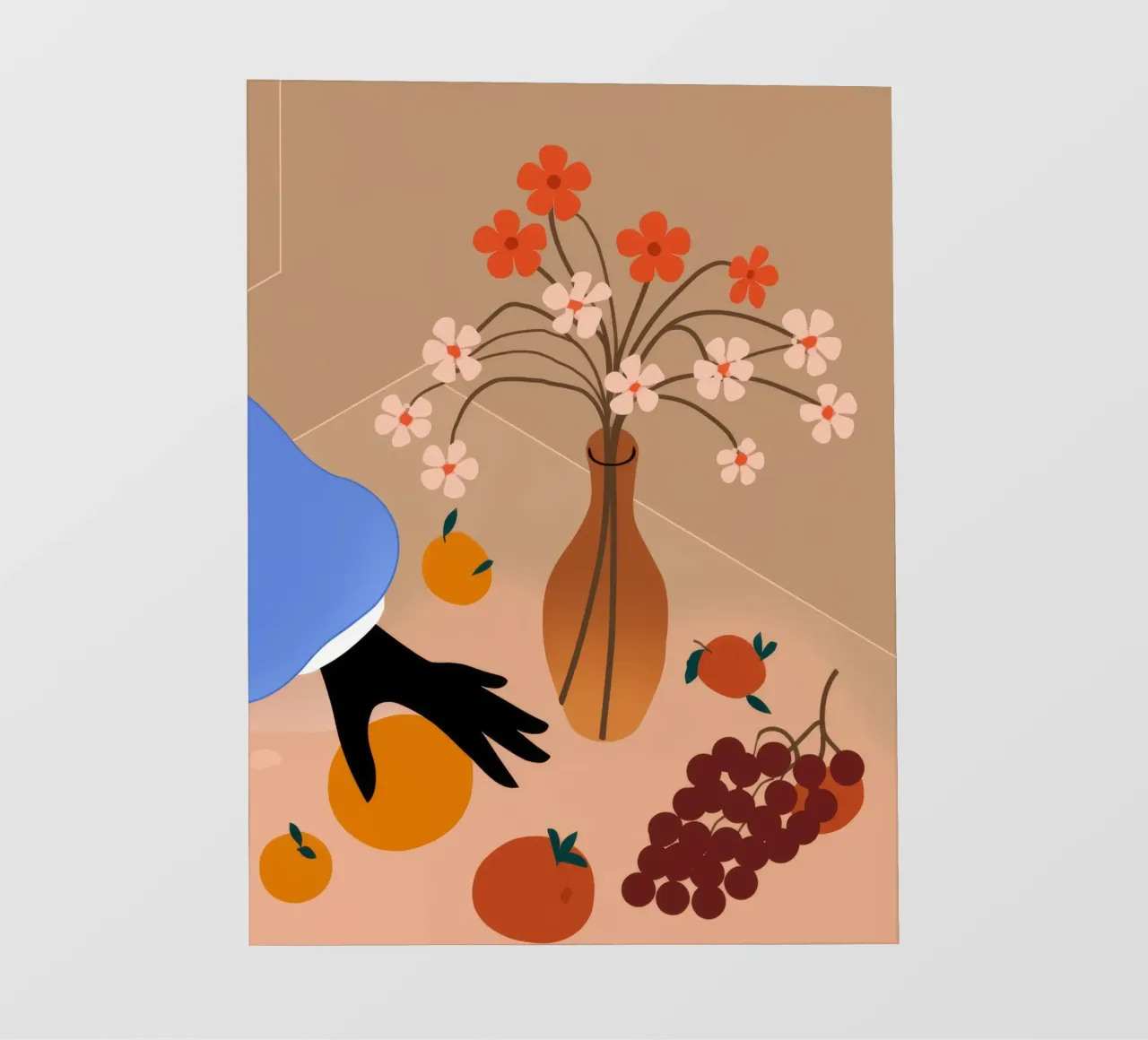 Nature morte fructueuse papier peint photo de Artie Shifa