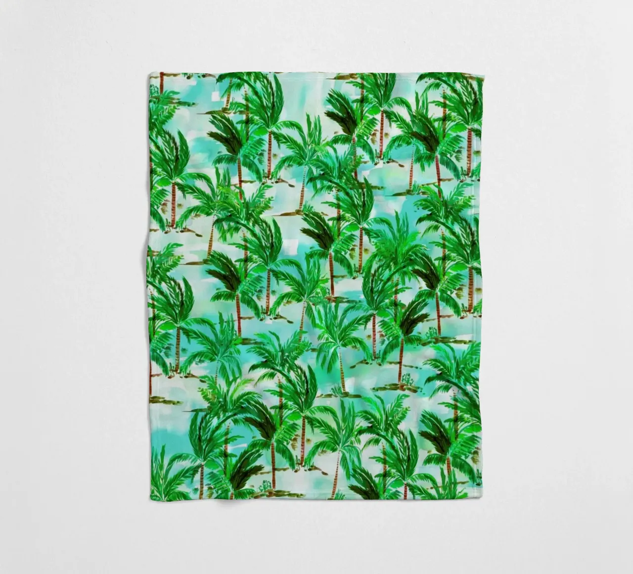 Palm Tree coperta in pile da Amy Sia