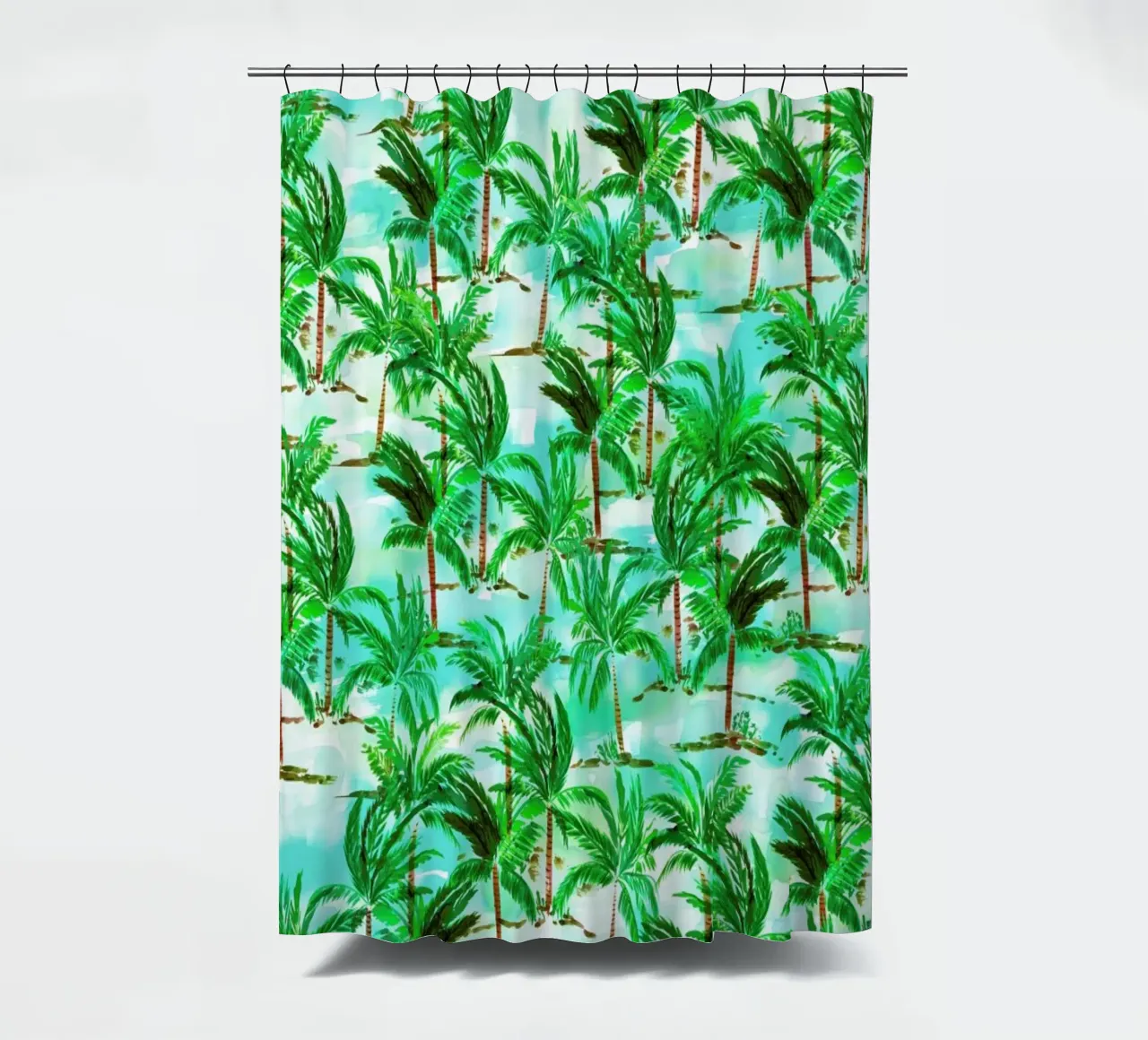 Palm Tree shower curtain by Amy Sia