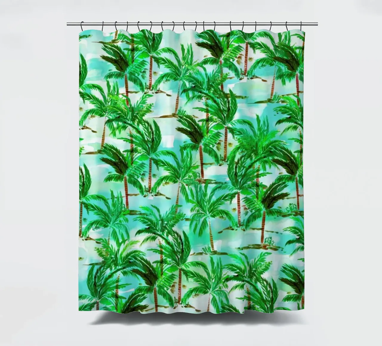 Palm Tree shower curtain by Amy Sia