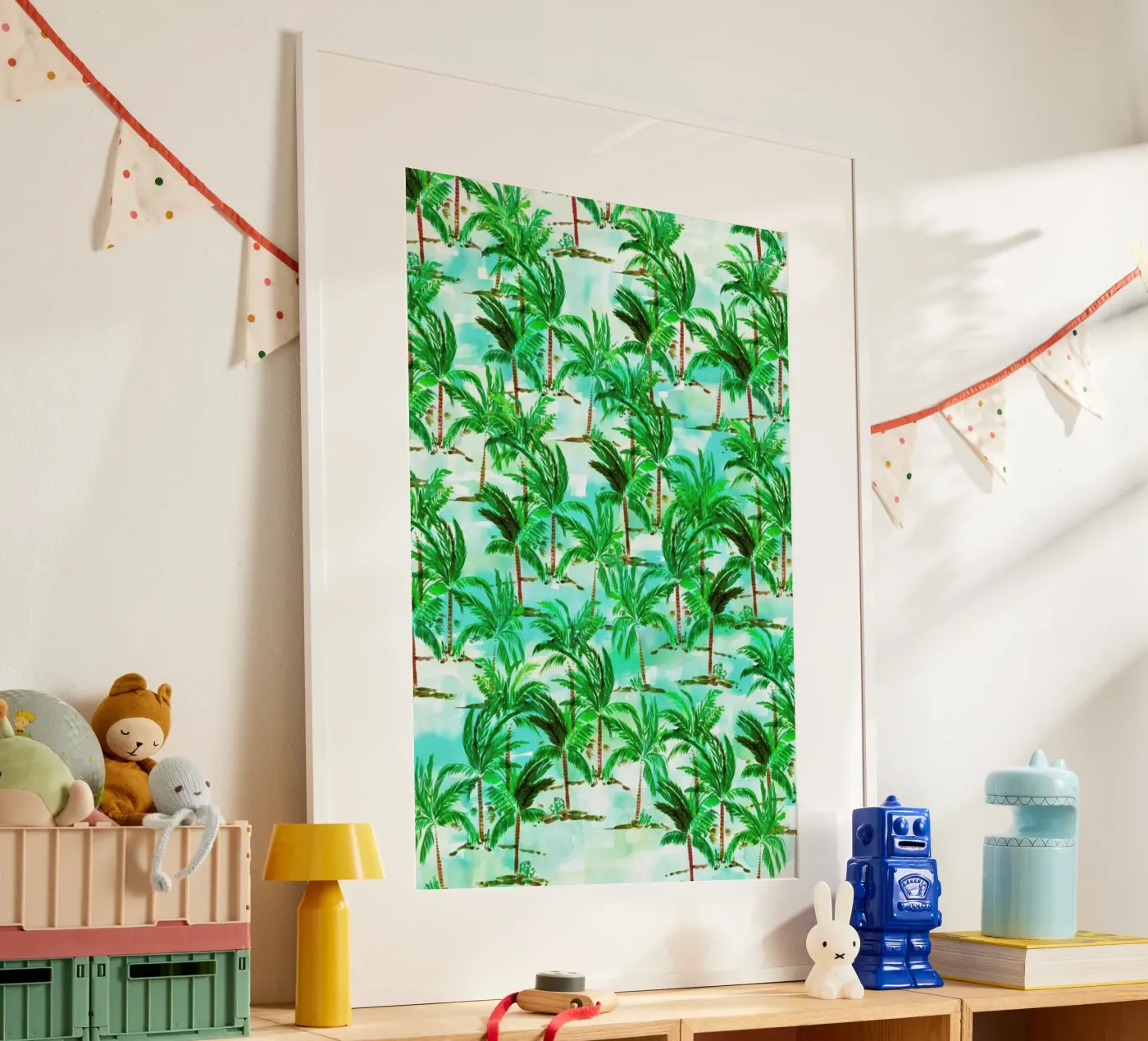 Palm Tree poster van Amy Sia