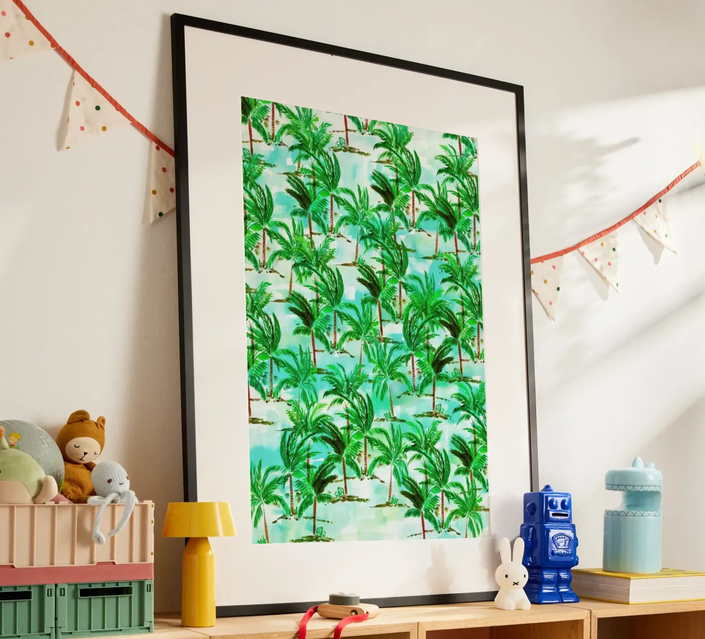 Palm Tree poster van Amy Sia