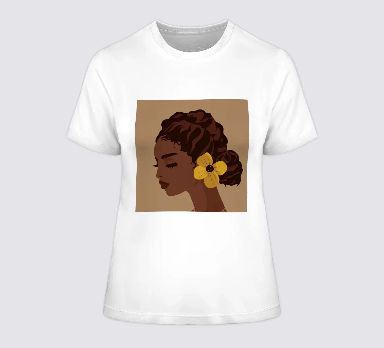 Fiore d'oro t-shirt da donna da Artie Shifa