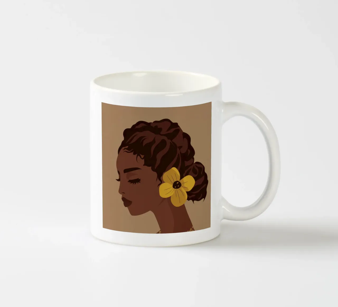 Fiore d'oro tazza in ceramica da Artie Shifa