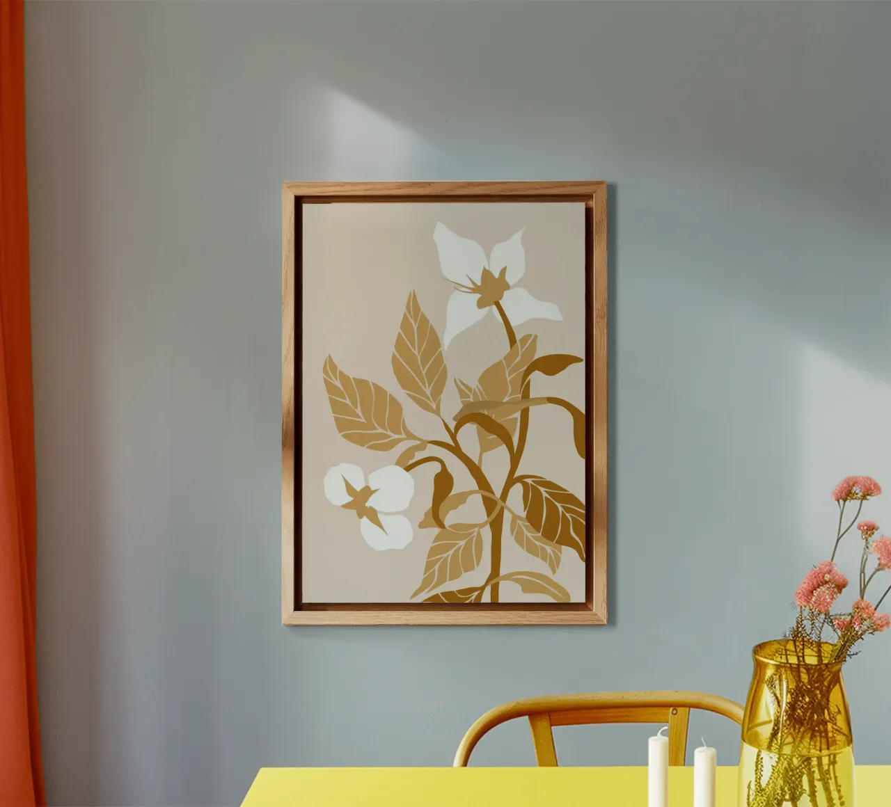 Fiori d'oro alluminio dibond da Artie Shifa