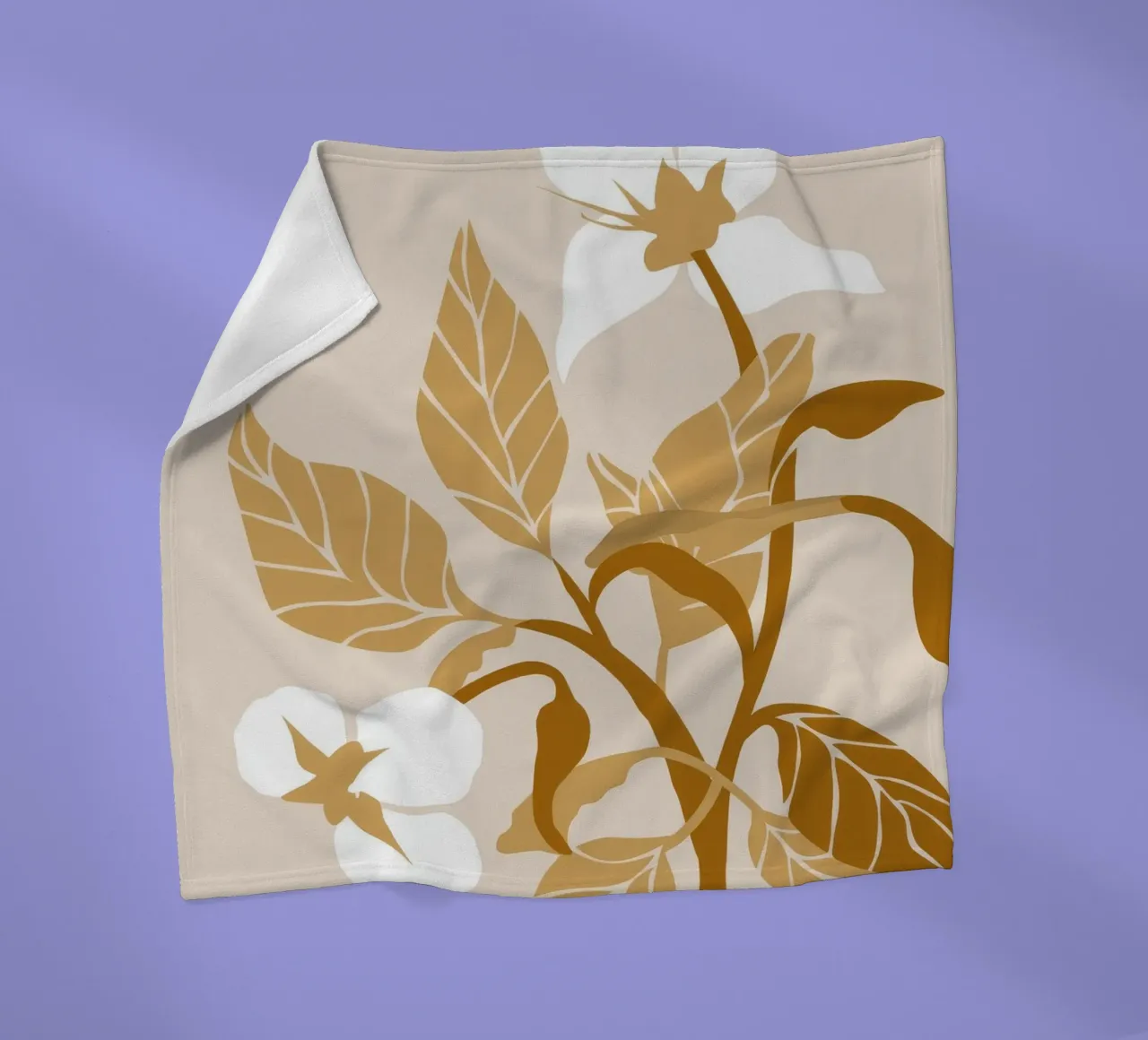 Fiori d'oro coperta in pile da Artie Shifa