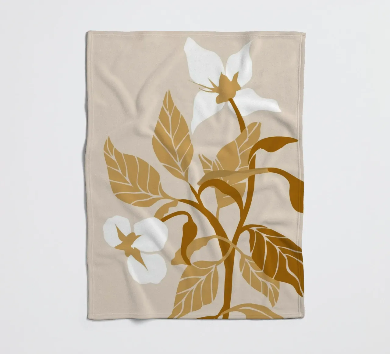 Fiori d'oro coperta in pile da Artie Shifa