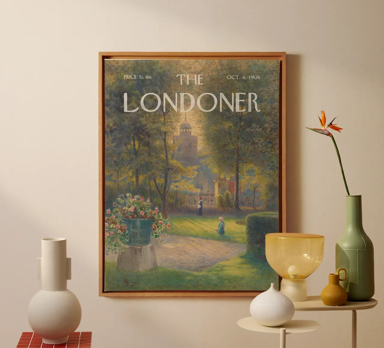 The Londoner - Il luogo dell'esecuzione, Tower Hill tela con Cornice a cassetta da Vintagrafica