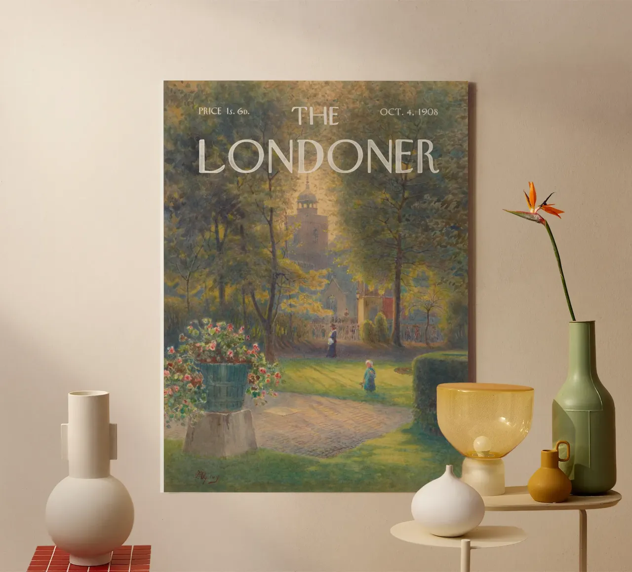 The Londoner - Il luogo dell'esecuzione, Tower Hill tela con Cornice a cassetta da Vintagrafica