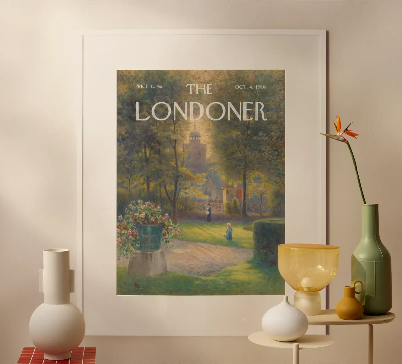 The Londoner - Il luogo dell'esecuzione, Tower Hill poster con telaio in legno da Vintagrafica