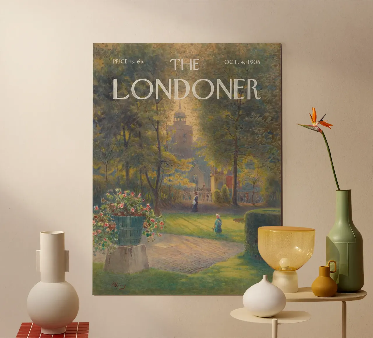 The Londoner - Il luogo dell'esecuzione, Tower Hill poster con telaio in legno da Vintagrafica