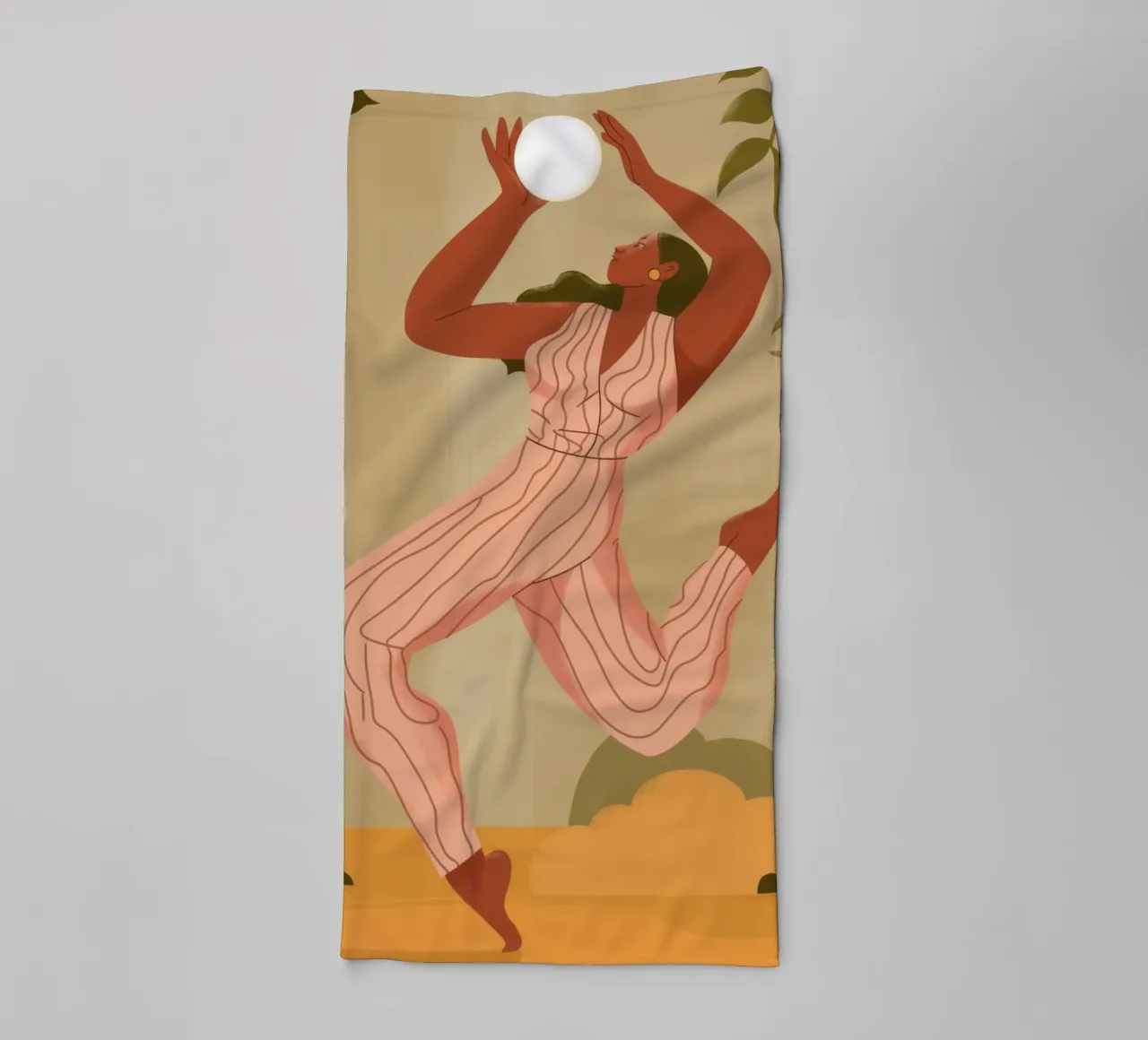 Graceful Movement towel by Artie Shifa
