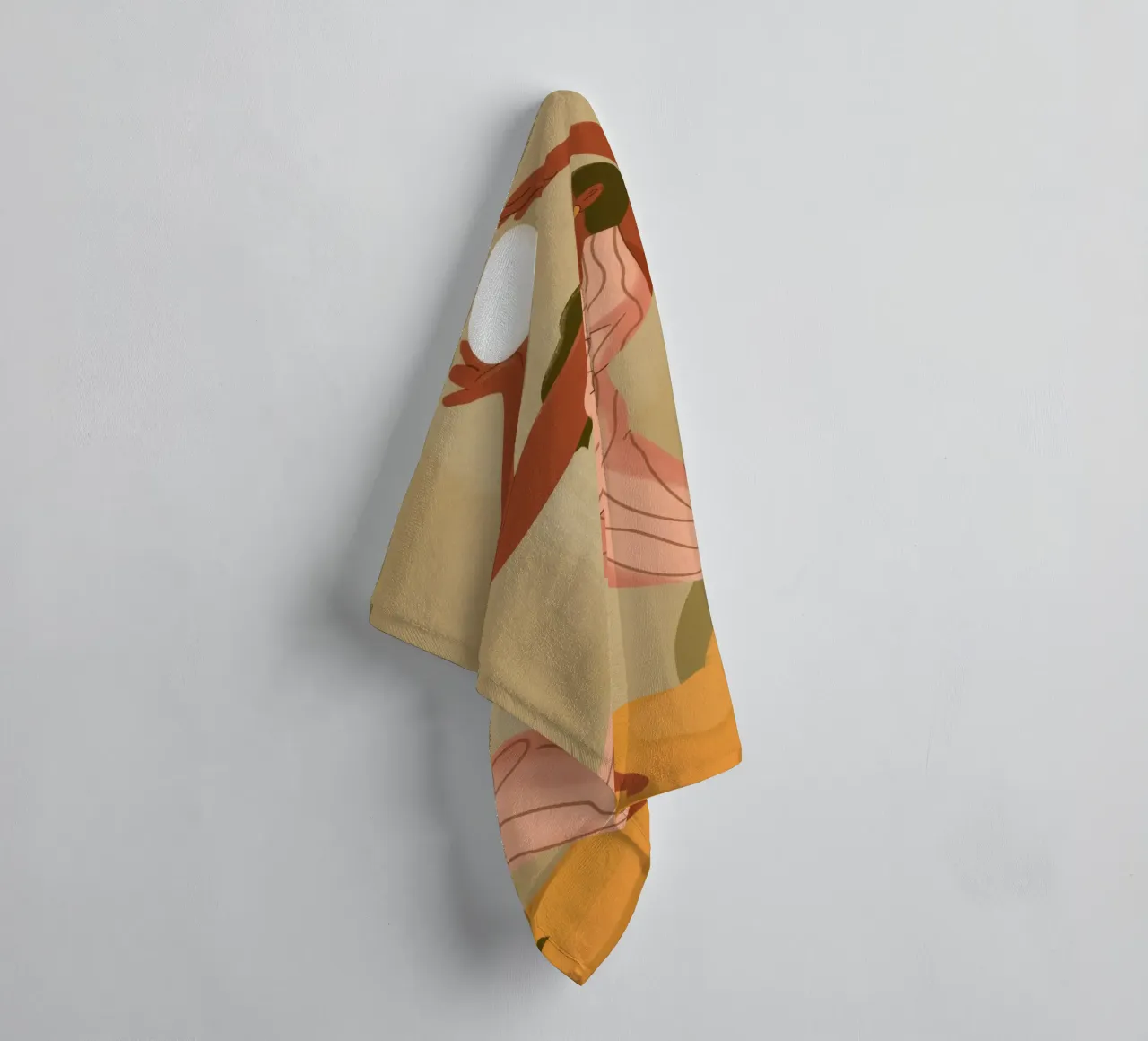 Graceful Movement towel by Artie Shifa