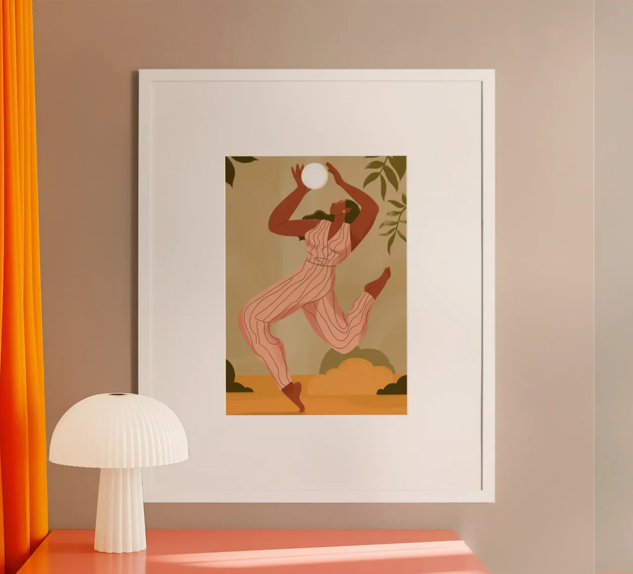 Movimento aggraziato poster con telaio in plastica da Artie Shifa