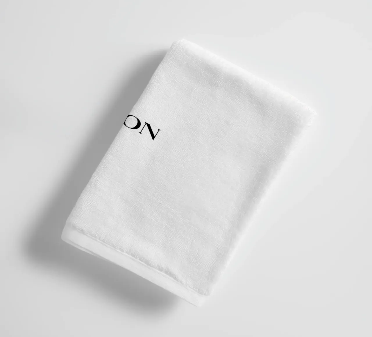 Le Bonheus A Journey Not A Destination towel by YV TYPOGRAPHY