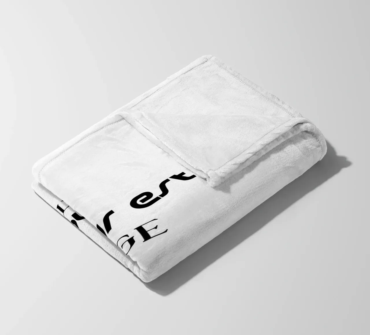 Le Bonheus Un viaggio non una destinazione coperta in pile da YV TYPOGRAPHY