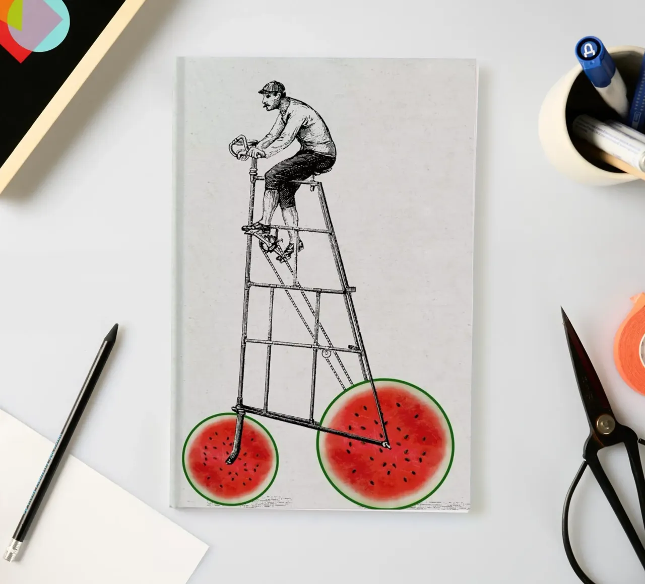 Melonenradler notebook by Amy & Kurt