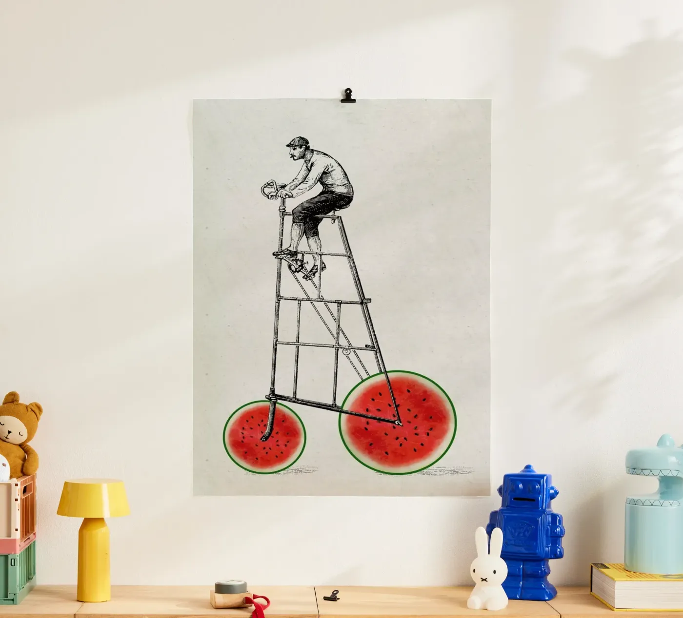 Melonenradler poster by Amy & Kurt