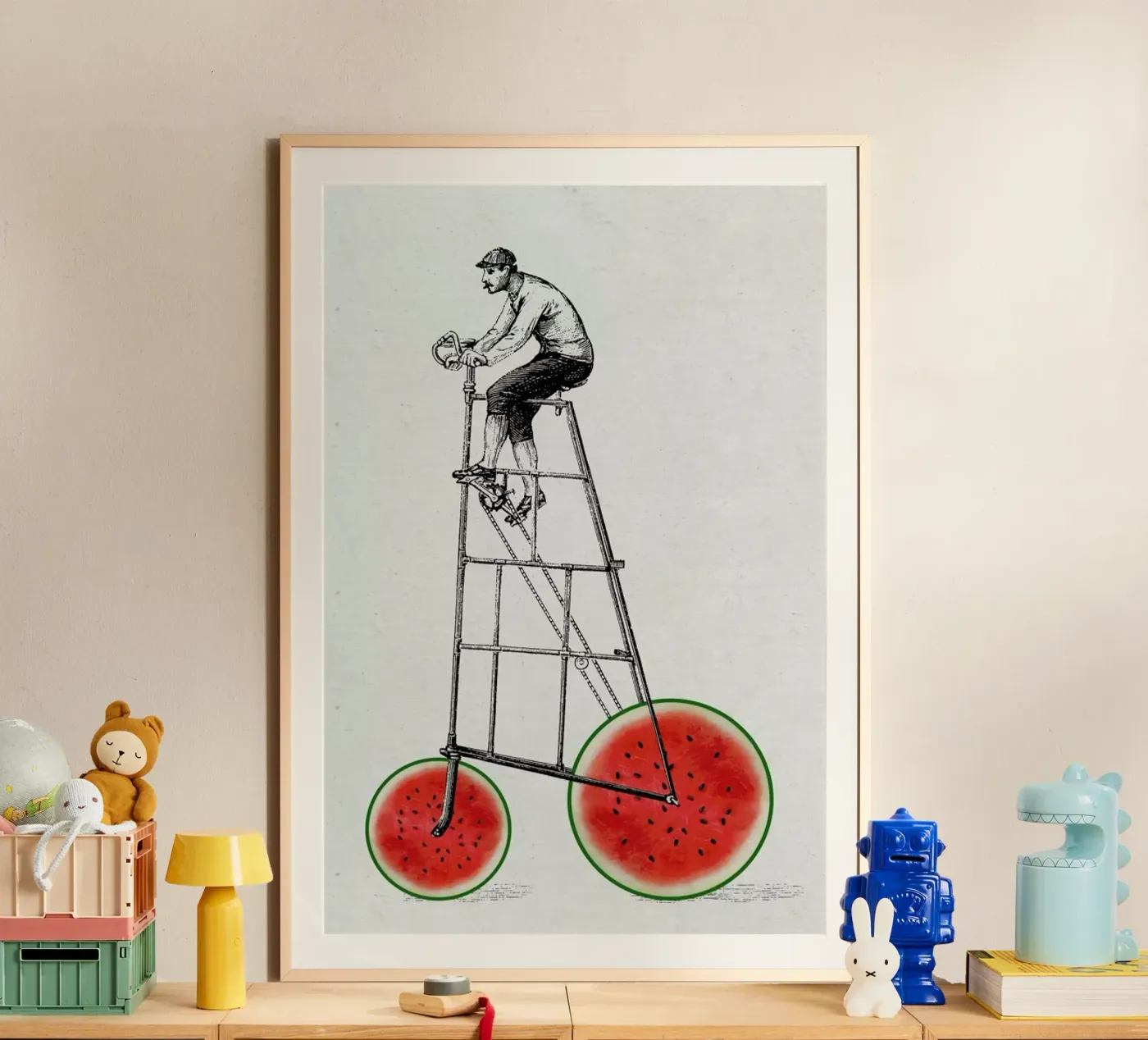 Melonenradler poster by Amy & Kurt