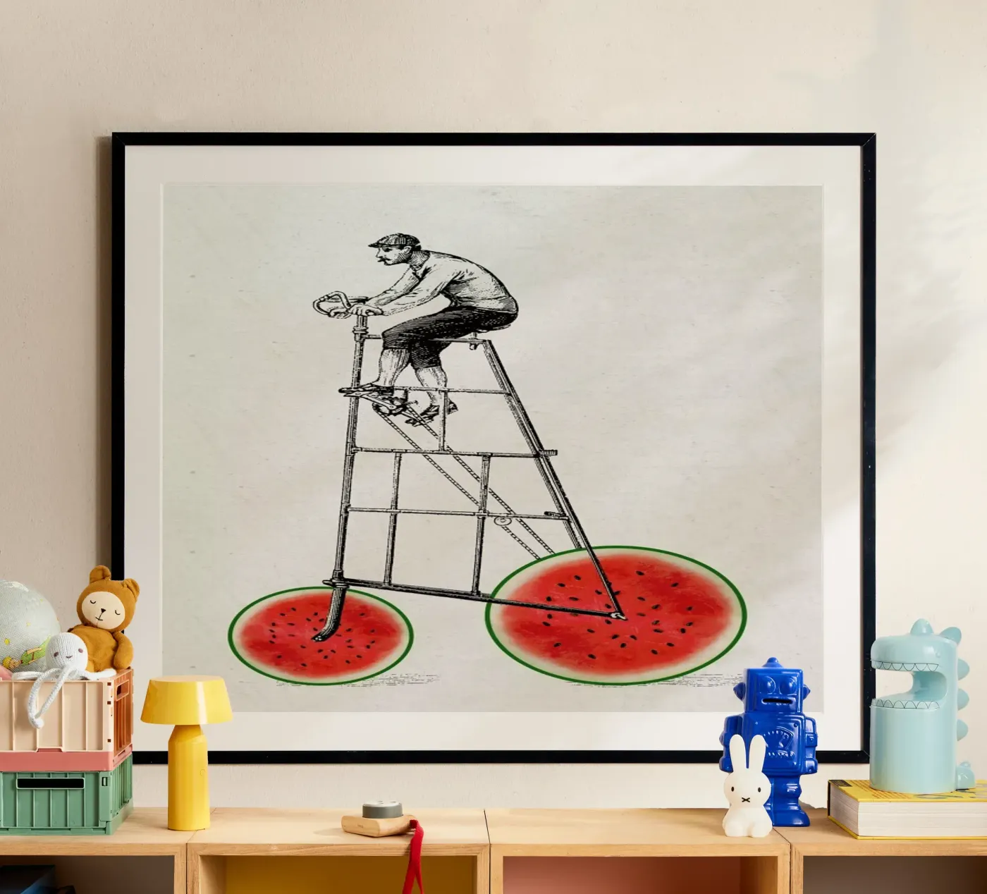 Melonenradler poster by Amy & Kurt