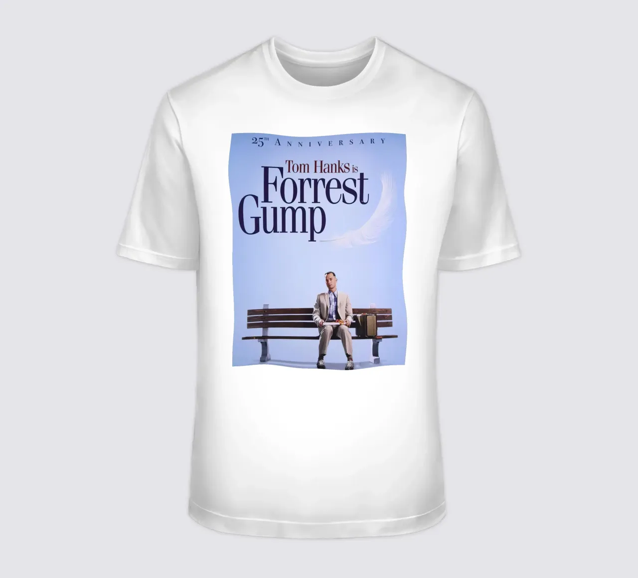 Forrest Gump movie poster t-shirt da 🎁 ARTVI-SHOP