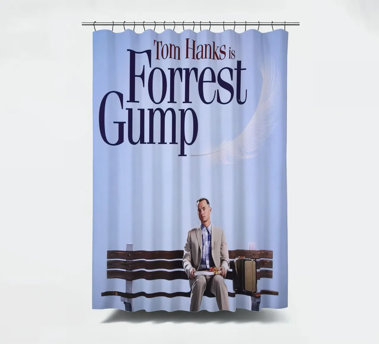 Forrest Gump filmposter douchegordijn van 🎁 ARTVI-SHOP