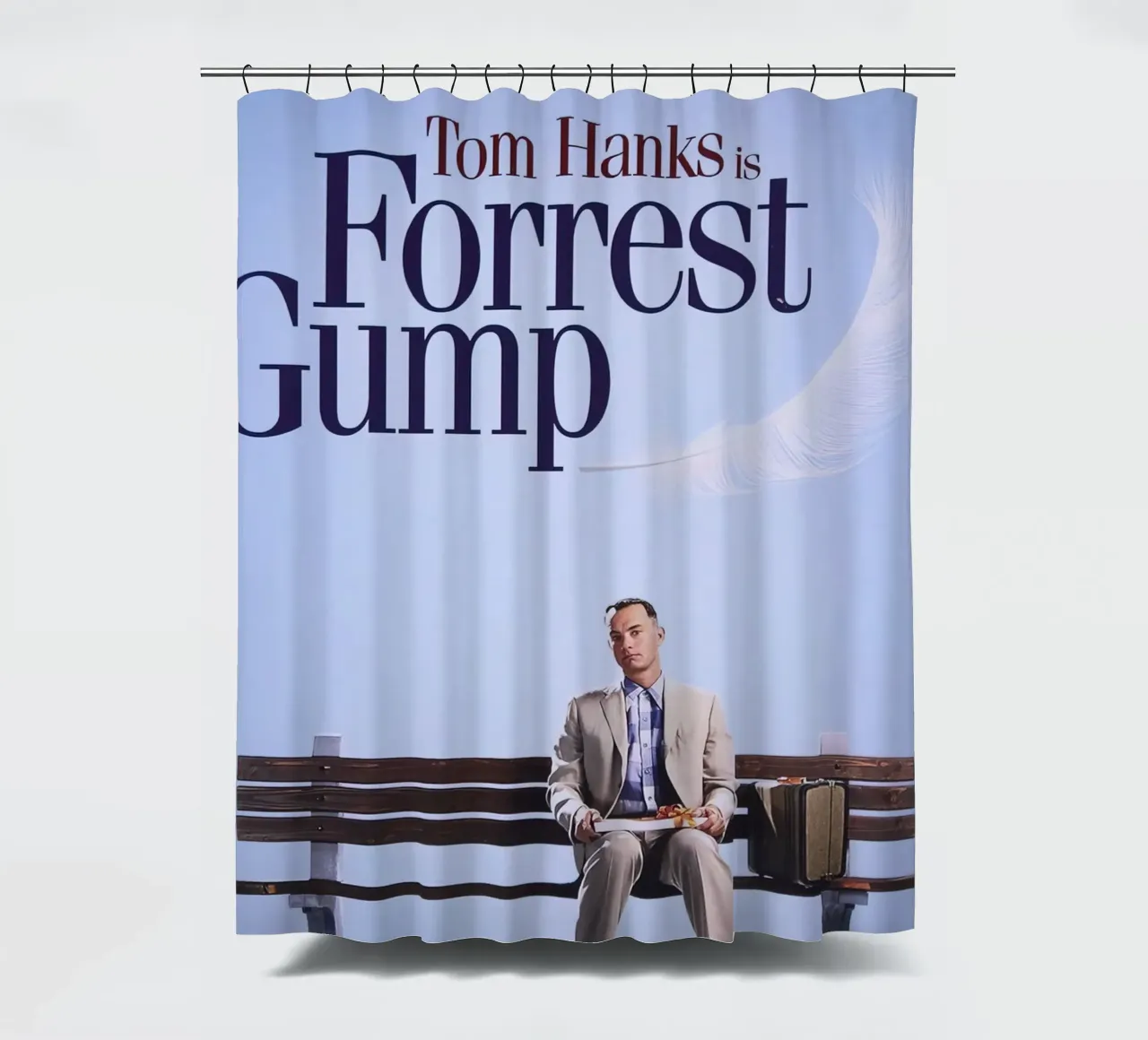 Forrest Gump filmposter douchegordijn van 🎁 ARTVI-SHOP