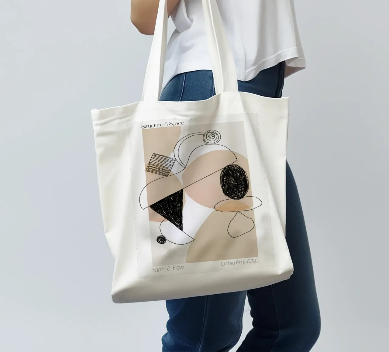 Léger Et Simple No 52 borsa in juta da treechild