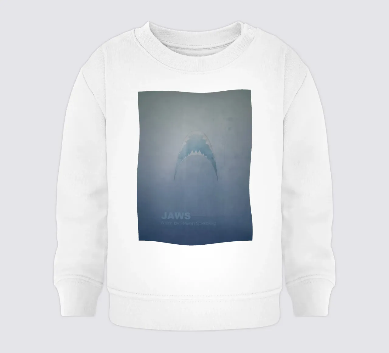 Jaws movie poster baby sweatshirt by 🎁 ARTVI-SHOP