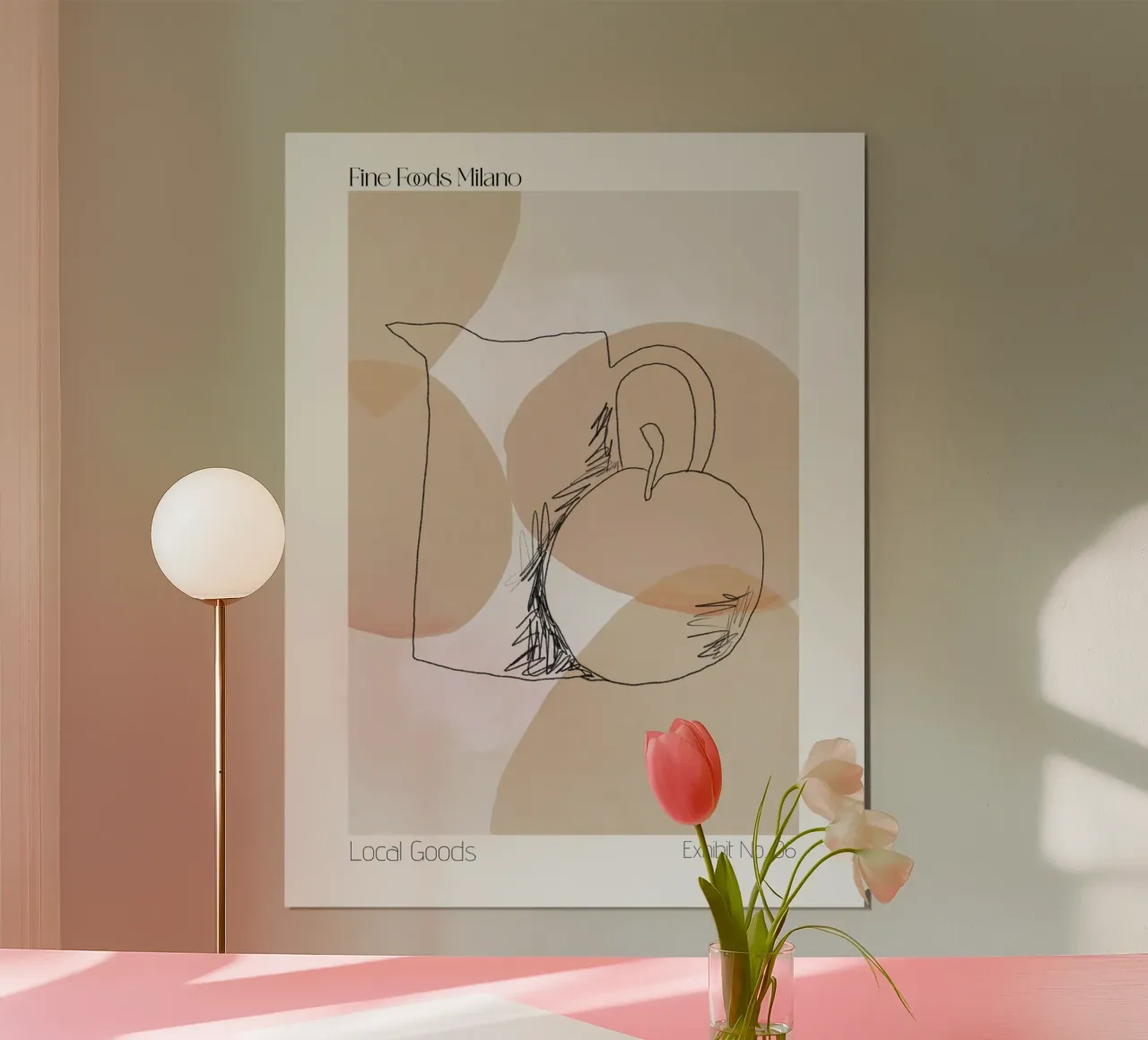 Léger Et Simple No 50 poster con marco de aluminio de treechild