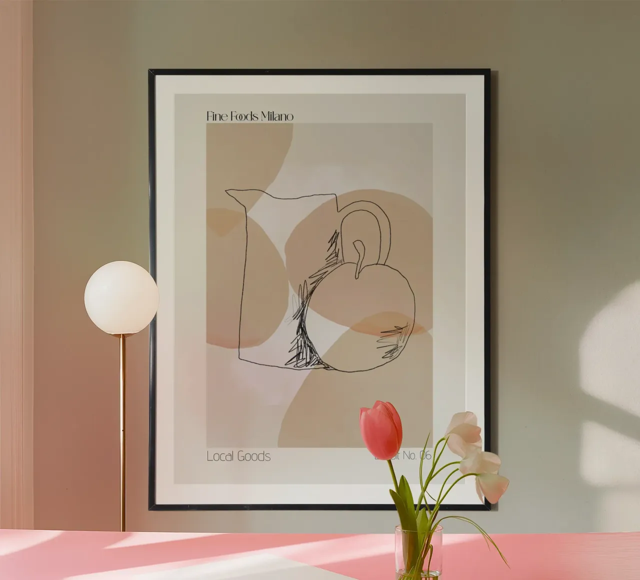 Léger Et Simple No 50 poster con marco de aluminio de treechild