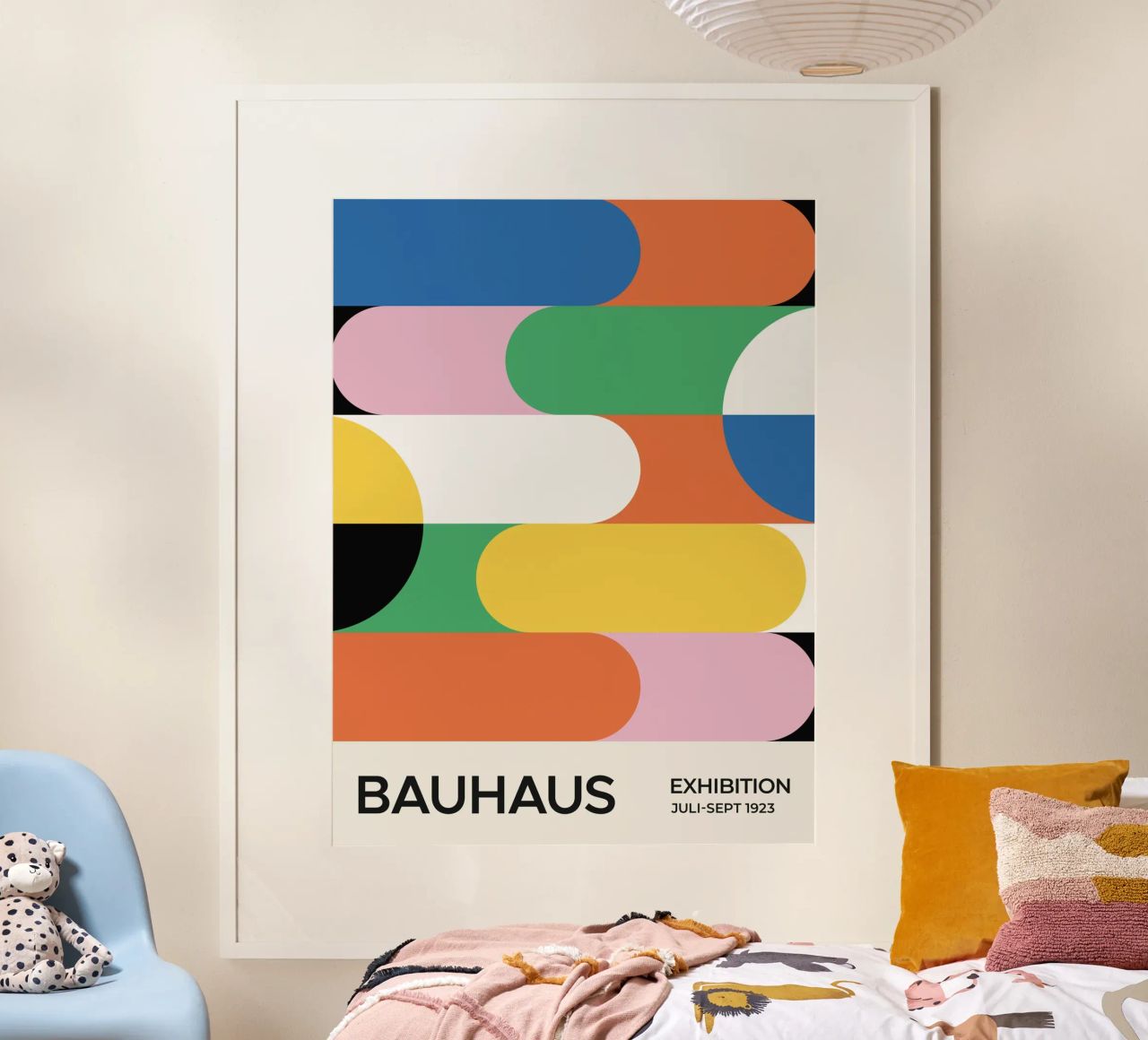 Bauhaus Exhibition 1923 Pattern 01 poster by Paigaam Studio