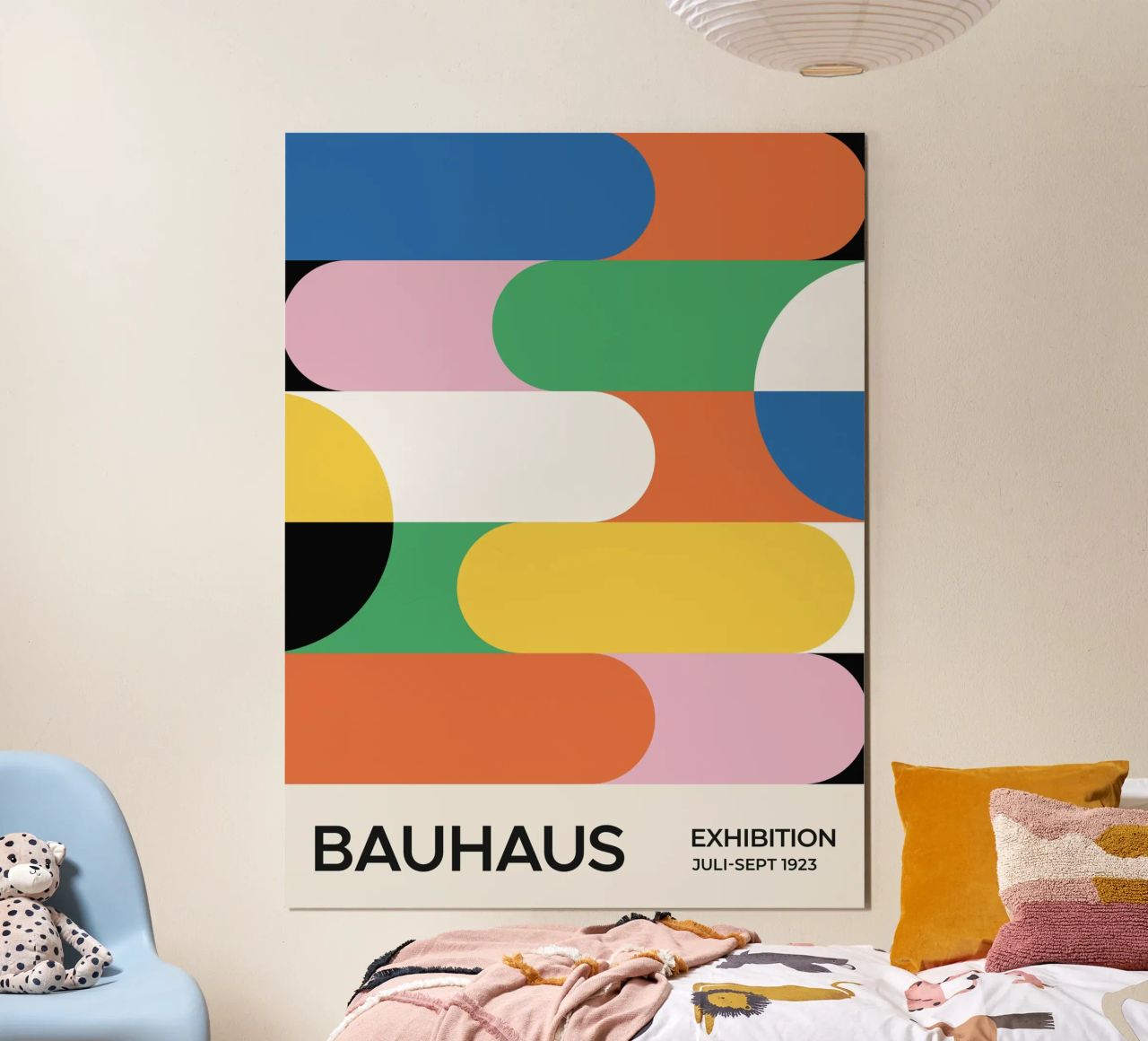 Bauhaus Exhibition 1923 Pattern 01 poster by Paigaam Studio
