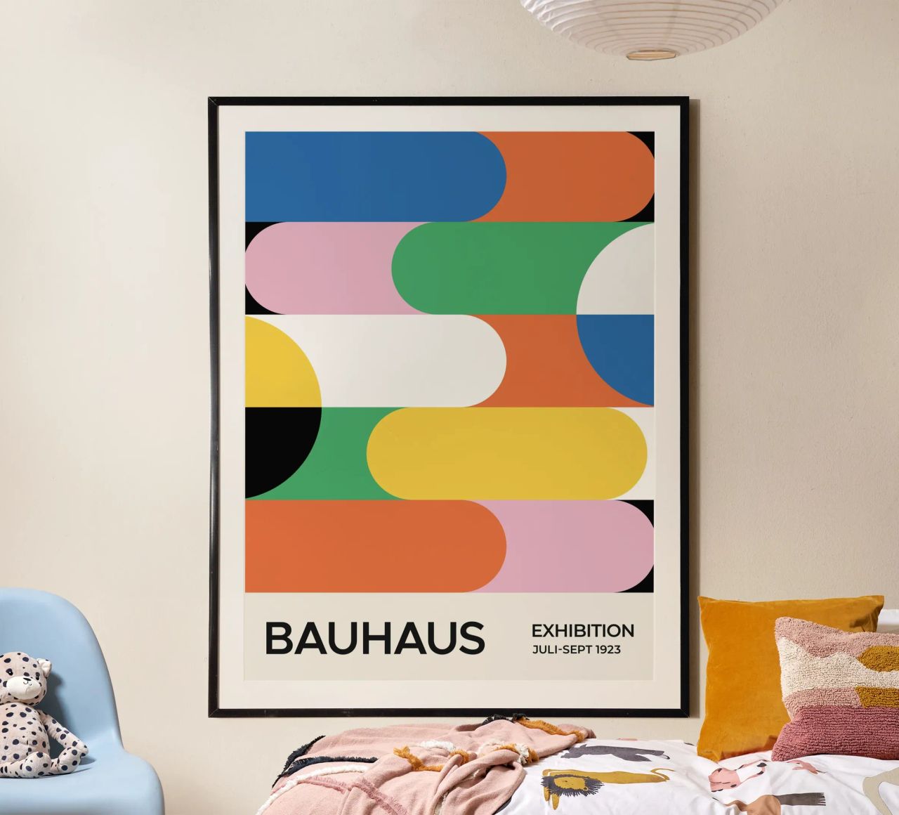Bauhaus Exhibition 1923 Pattern 01 poster by Paigaam Studio