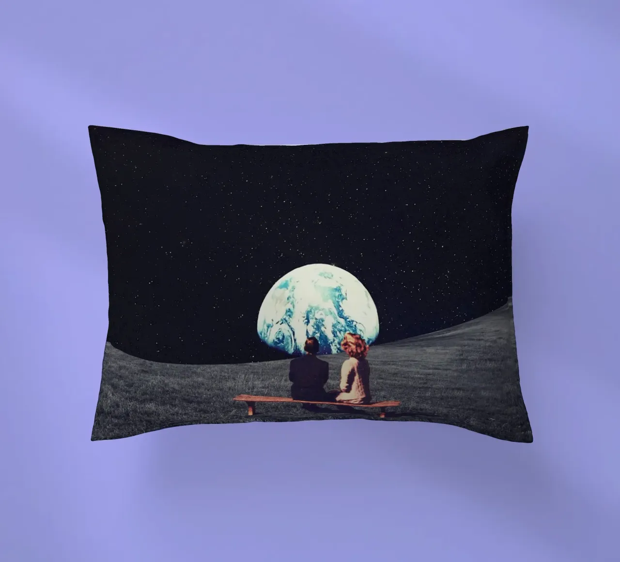 We Used to Live There Horizontal version cuscino da Frank Moth