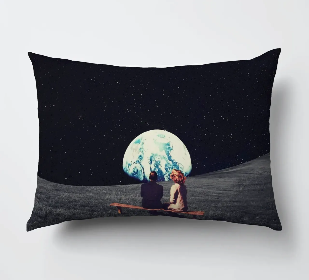 We Used to Live There Horizontal version cuscino da Frank Moth