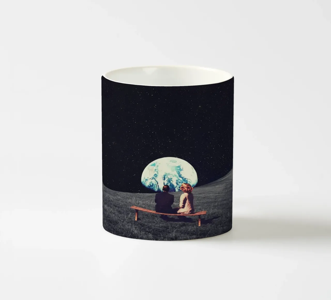 We Used to Live There Horizontal version tazza in ceramica da Frank Moth