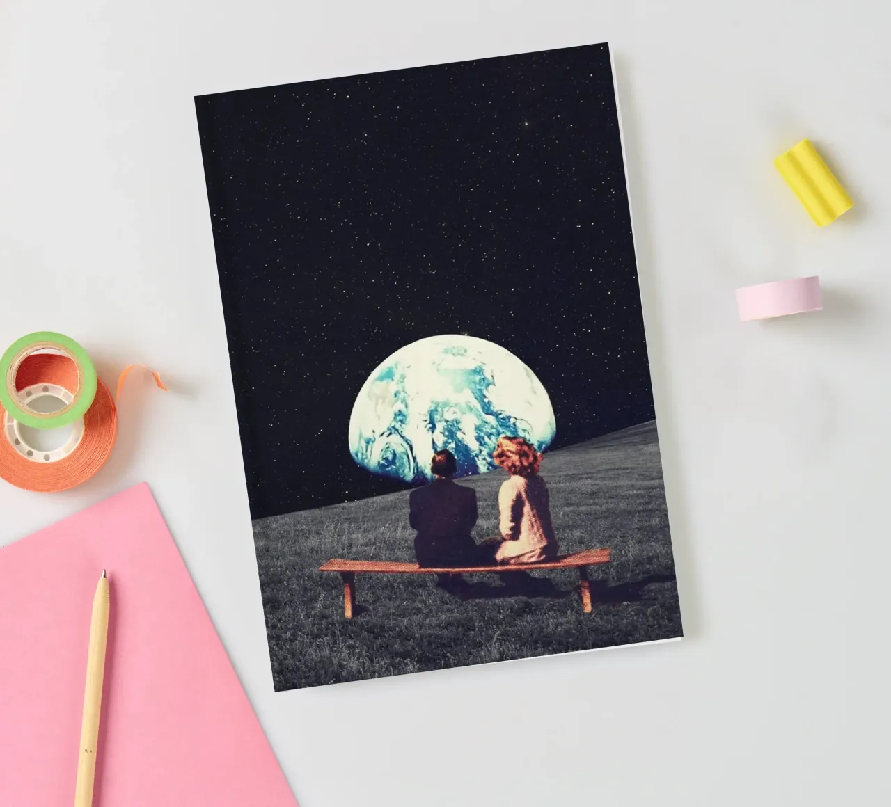 We Used to Live There Horizontal version notebook by Frank Moth