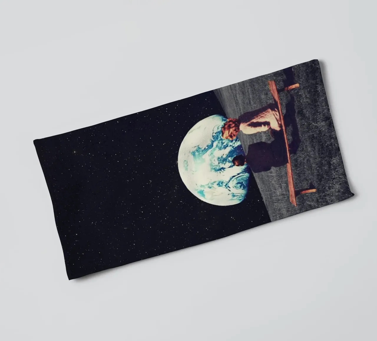 We Used to Live There Horizontal version asciugamano da bagno da Frank Moth