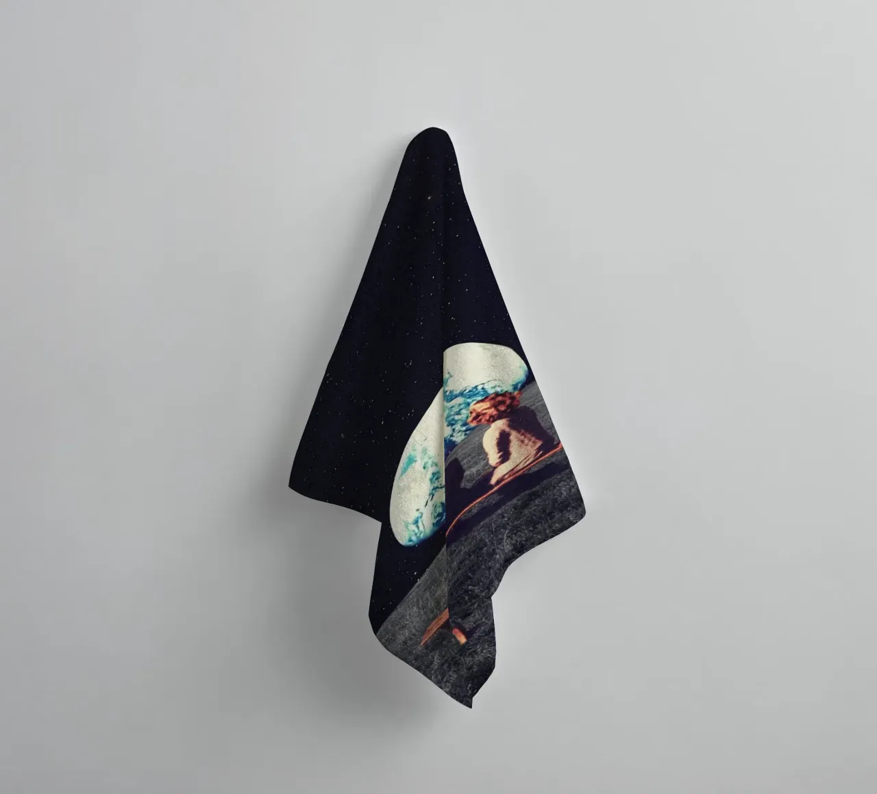 We Used to Live There Horizontal version asciugamano da bagno da Frank Moth